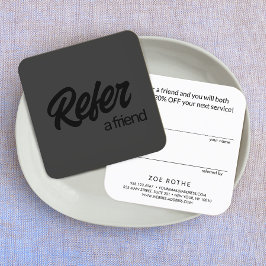 ブラックオンブラックフレンド紹介カードを参照 紹介カード