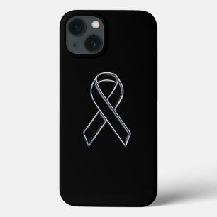 ブラックオンブラックリボン認識度デザイン iPhone 13ケース