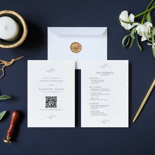 ブラックオンプラッシュホワイトペイズリープログミニマルラム 招待状