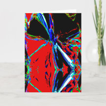 ブラックオンレッドフロー抽象芸術フラワーデザイン