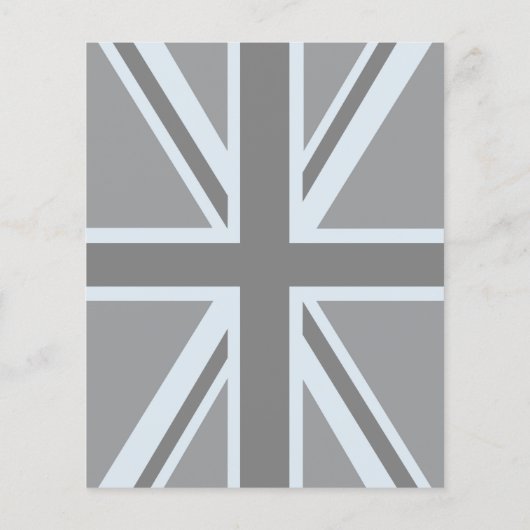 ブラックオン黒保落ち着きとテキストのユニオンジャック チラシ (裏面)