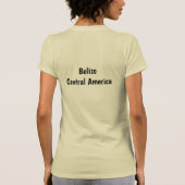 ブラックオーキッドはベリーズの国花です Tシャツ (裏面)