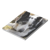 ブラックオーストラリア牛の犬メモ帳 ノートパッド (回転)