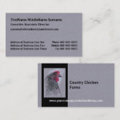 ブラックオーストラロプヘン 名刺 (正面/裏面)