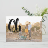 ブラックオーズおもしろいホリデーフォトフラットカード シーズンカード (スタンド正面)