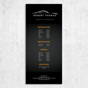 ブラックオートディテリング、自動修復ラックカード ラックカード