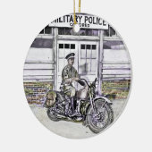 ブラックオートバイポリス第2次世界大戦 セラミックオーナメント (左)