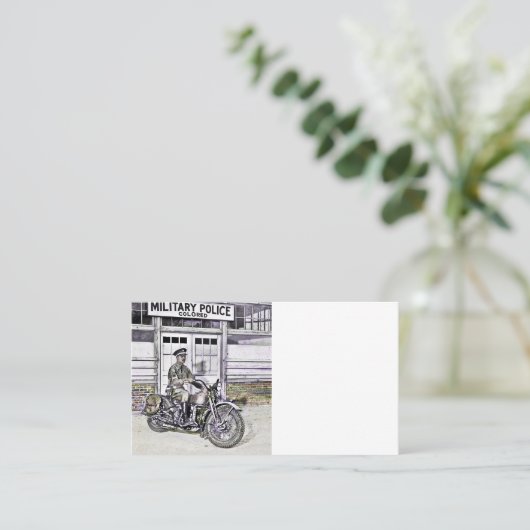 ブラックオートバイポリス第2次世界大戦 予約カード (スタンド正面)