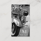 ブラックオートバイ(&H) 名刺 (正面)