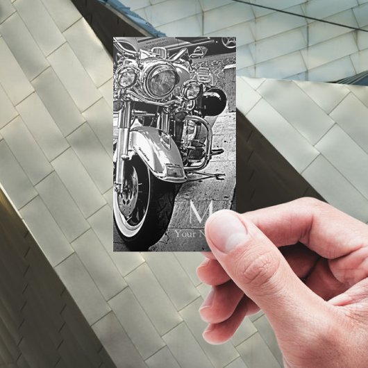 ブラックオートバイ(&H) 名刺