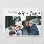 ブラックオーナメント&パラフォトメリークリスマス (正面)