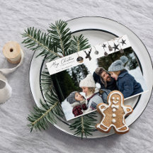 ブラックオーナメント&パラフォトメリークリスマス