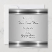 ブラックオールオケージョン パーティー 招待状 (裏面)