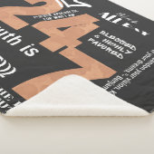 ブラックオールデイ24/7スローガングラフィック シェルパブランケット (3/4)