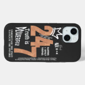 ブラックオールデイ24/7スローガングラフィック Case-Mate iPhoneケース (裏面 (横))