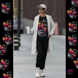 ブラックオールデイ24/7スローガングラフィック Tシャツ