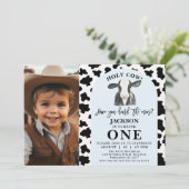 ブラックカウズプリントフォトホーリーカウファースト 招待状 (スタンド正面)