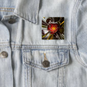 ブラックカクタスの写真 夢 引用 スクリプト 太字 モダン 缶バッジ (インサイチュ)