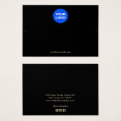 ブラックカスタムのロゴのブレスレット表示カードを追加 (正面&裏面)