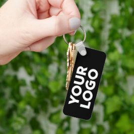 ブラックカスタムスワッグに会社のロゴマークを付け企業のる キーホルダー