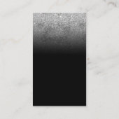 ブラックカスタムフォト グレーグリッツ シルバー サンクス エンクロージャーカード (裏面)
