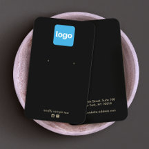 ブラックカスタムロゴの追加イヤリング