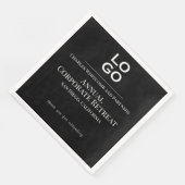 ブラックカスタムロゴ事業または企業のイベント (コーナー)