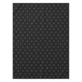 ブラックカスタムロゴ事業会社イベント テーブルクロス (正面)