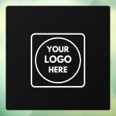 ブラックカスタムロゴ | オーダーメイドのビジネス窓ステッカー ウィンドウサイン (シート3)