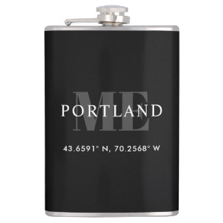 ブラックカスタム市座標の緯度（経度） フラスク