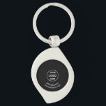 ブラックカスタム文字ミニマモダンリストビジネス キーホルダー<br><div class="desc">デルのブランディングと業務テンプレートをミニマルシンプルスタイルで簡単に更新モダン。ロゴ、ソーシャルメディア名とWebサイト、またはコスト文字を追加して、わずか数分でプロフェッショナルの外観を作成。パーソナ救済リゼーションが必要以下の連絡メッセージボタンを使用してサポートを受ける。</div>