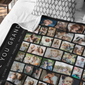 ブラックカスタム54フォトコラージュ フリースブランケット