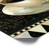 ブラックカップのコーヒー ポスター (角)