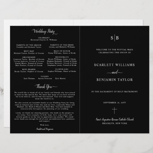 ブラックカト結婚リックとフルマスプログラム (正面/裏面)