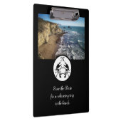 ブラックカニのステンシルモノグラム写真 クリップボード (右)