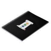 ブラックカバー付きRUMノート ノートブック (左側)