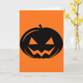 ブラックカボチャ カード (黄色い花)