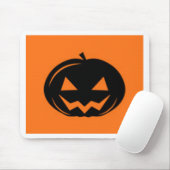 ブラックカボチャ マウスパッド (マウス)