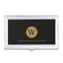 ブラックカモノグラムのードケース – パーソナライズされたGif