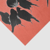 ブラックカラス日本のプリントティッシュペーパー 薄葉紙 (詳細)