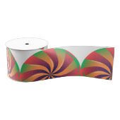 ブラックカラテキストPirata Oneフォント グログランリボン (リール)