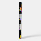 ブラックカラフルアドオン名のギター Case-Mate iPhoneケース (裏面 / 右)