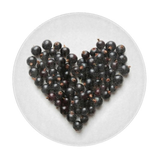 ブラックカラントハート カッティングボード (正面)