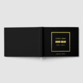 ブラックカラースクール卒業(名前あり) ゲストブック (全面)