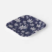 ブラックカラースタイルデザインファッション🍁スタイル ペーパープレート (傾斜あり)