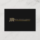 ブラックカラービジネスカード、マスキング写真テンプレート 名刺 (正面)