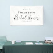 ブラックカリグラフィーブライダルシャワーバナー 横断幕 (トレードショー)