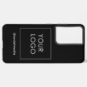 ブラックカンパニーのビジネスモダンロゴブランド SAMSUNG GALAXYケース (左側面)