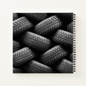 ブラックカータイヤ ノートブック (裏面)