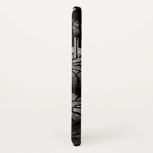 ブラックカータイヤ Case-Mate iPhoneケース (裏面/右)